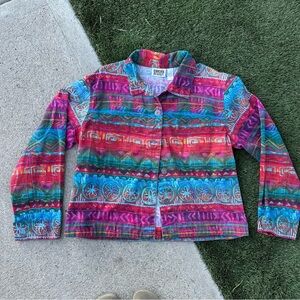 Vintage Chico's Abstract Jacket